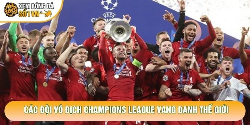 Các Đội Vô Địch Champions League Vang Danh Thế Giới