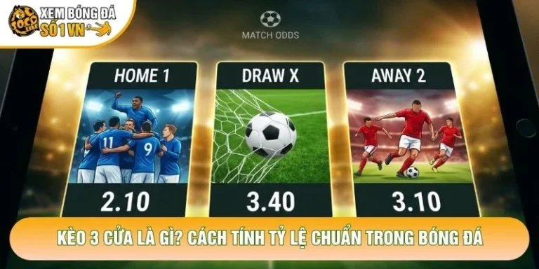 Kèo 3 Cửa Là Gì? Cách Tính Tỷ Lệ Chuẩn Trong Bóng Đá